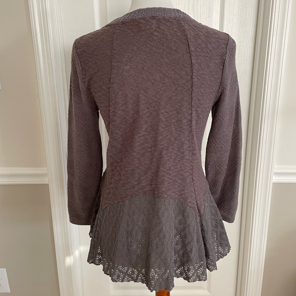 Meadow Rue peplum sweater - Picture 3 of 5